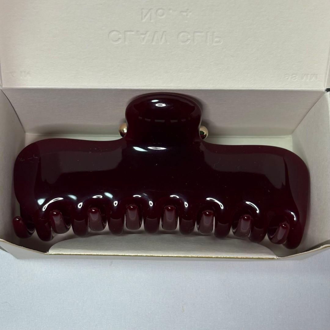 【Undo Hairware】No. 4 Claw クリップ　ボルドー