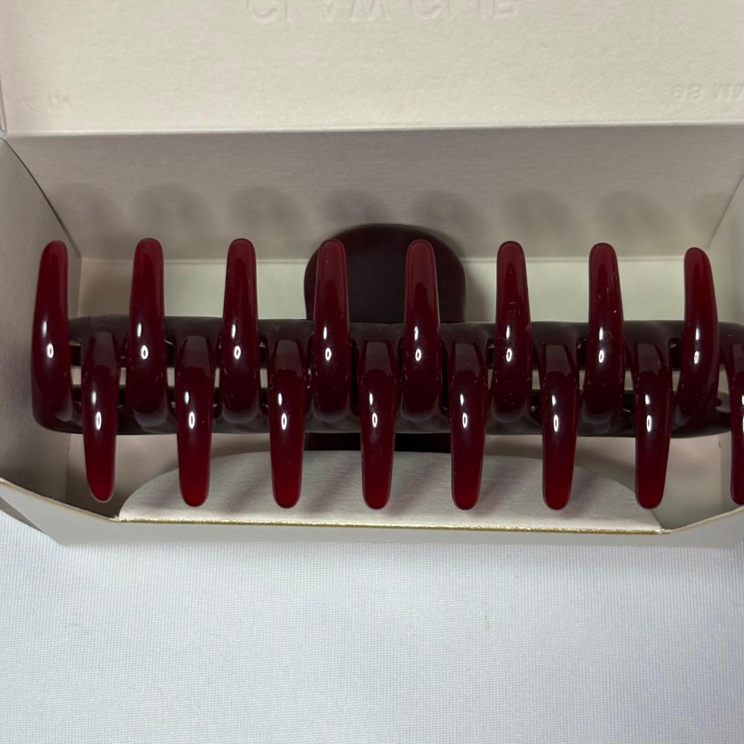 【Undo Hairware】No. 4 Claw クリップ　ボルドー