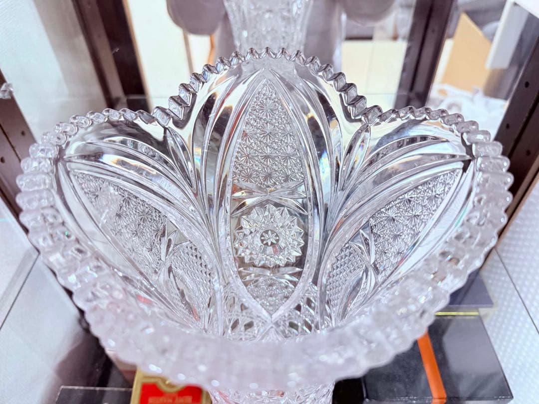 KAMEI クリスタル 24%花瓶 Japan.