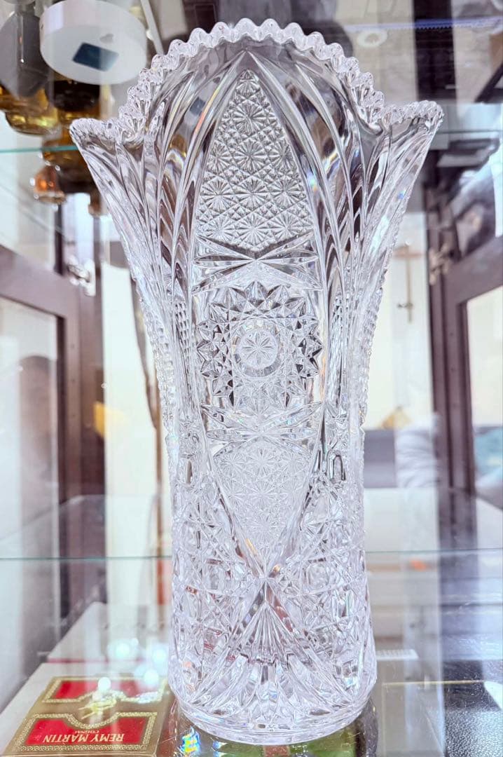 KAMEI クリスタル 24%花瓶 Japan.