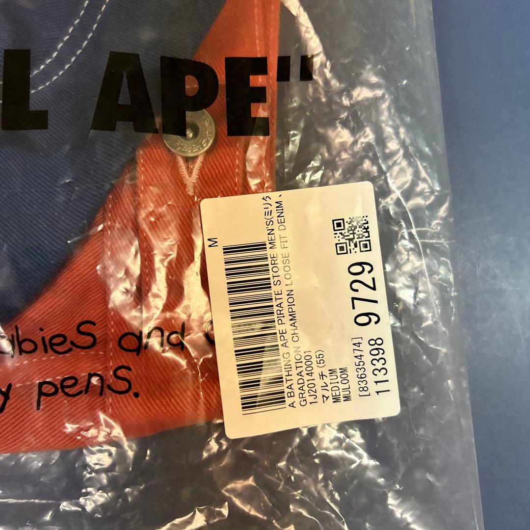 トップス A BATHING APE GRADATION DENIM JACKET