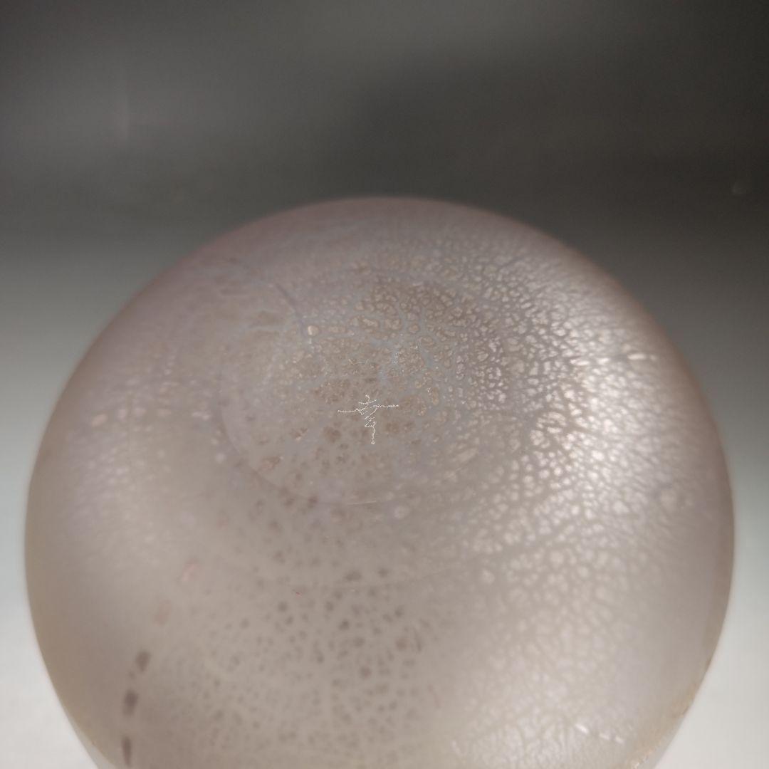 イ942 水指『高橋幸夫作』『ガラス硝子　水指　共箱』茶道具