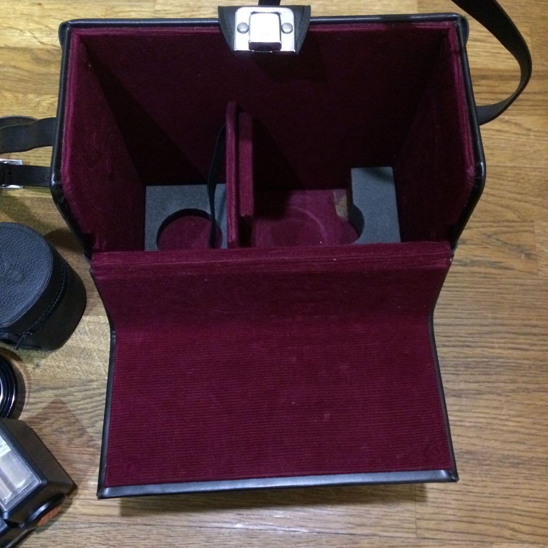 レトロカメラセット ケース付き