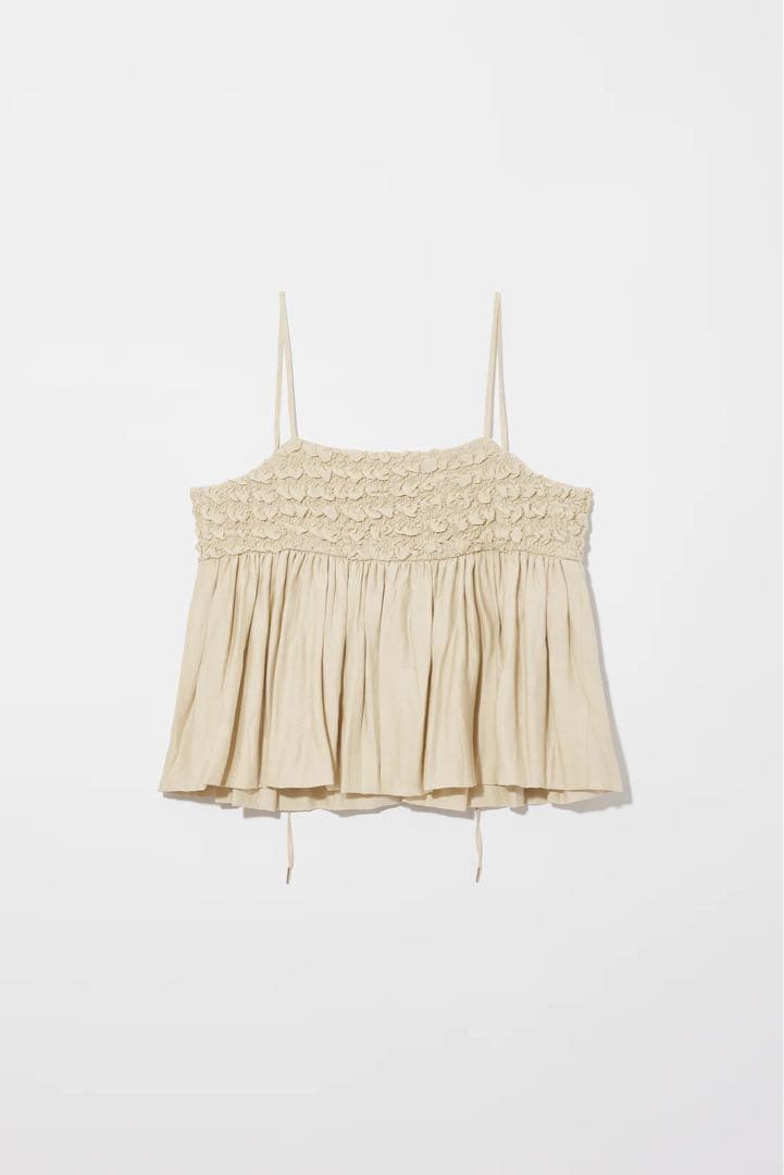 【Eaphi】 RANDOM SHIRRING 2WAY BUSTIER