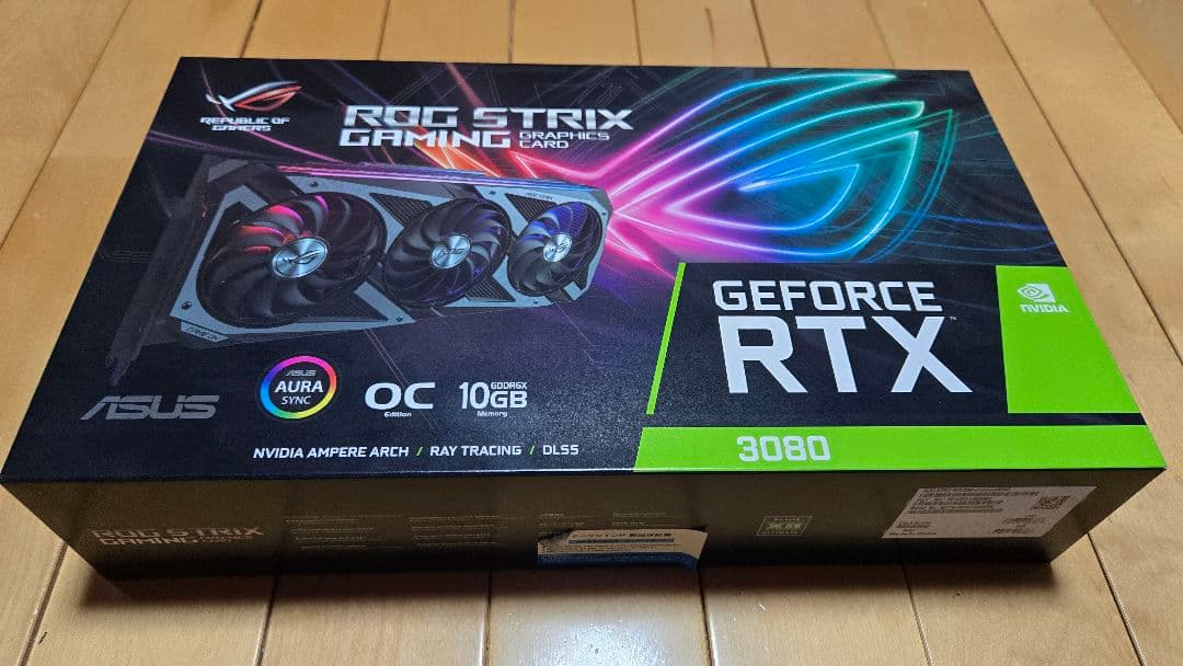 グラフィックボード・グラボ・ビデオカード ROG STRIX GeForce RTX 3080 10GB