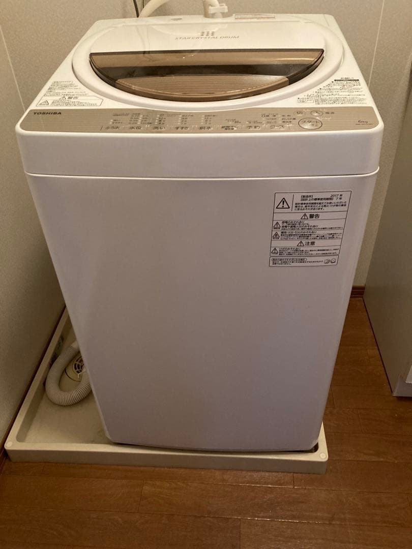 TOSHIBA 縦型洗濯機 容量6kg(送料込み)