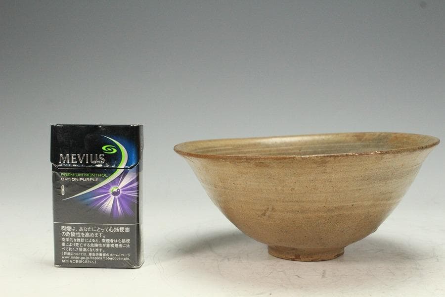 古美術 李朝 高麗 三嶋 茶碗(K-A638)