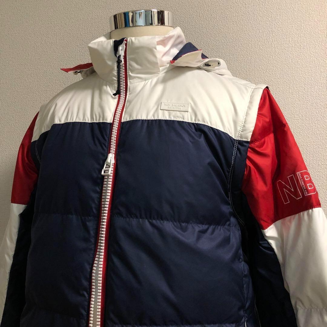 美品 ニューバランスゴルフ 2way ダブルジップ ダウンジャケット サイズ6