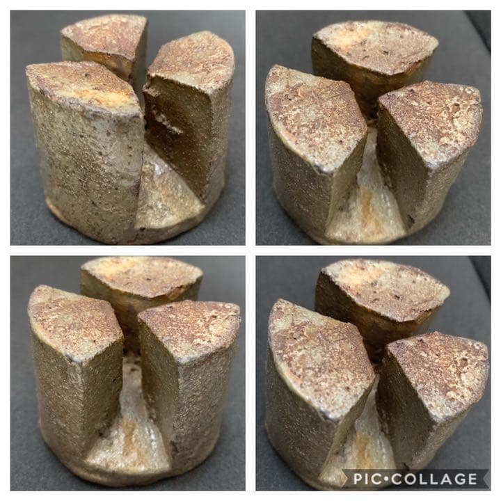 時代　古唐津　三足蓋置　茶道具　唐津