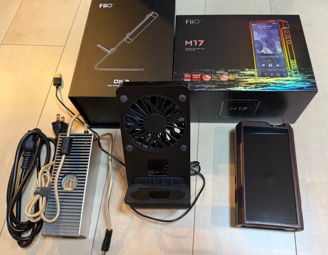 FiiO M17 デジタルオーディオプレーヤー iPower Elite付き