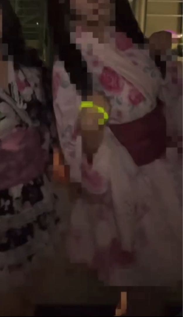 ピンク浴衣ドレス✨帯セット