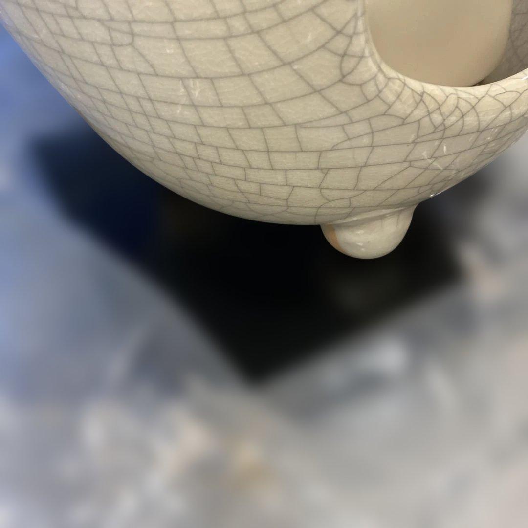 野々田式 風炉型 電熱器　白さつま F412