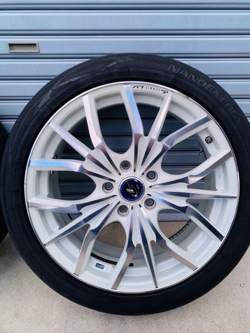 ちゃーちゃん 専用　18インチ　レオニスLV ホワイト&ポリッシュ