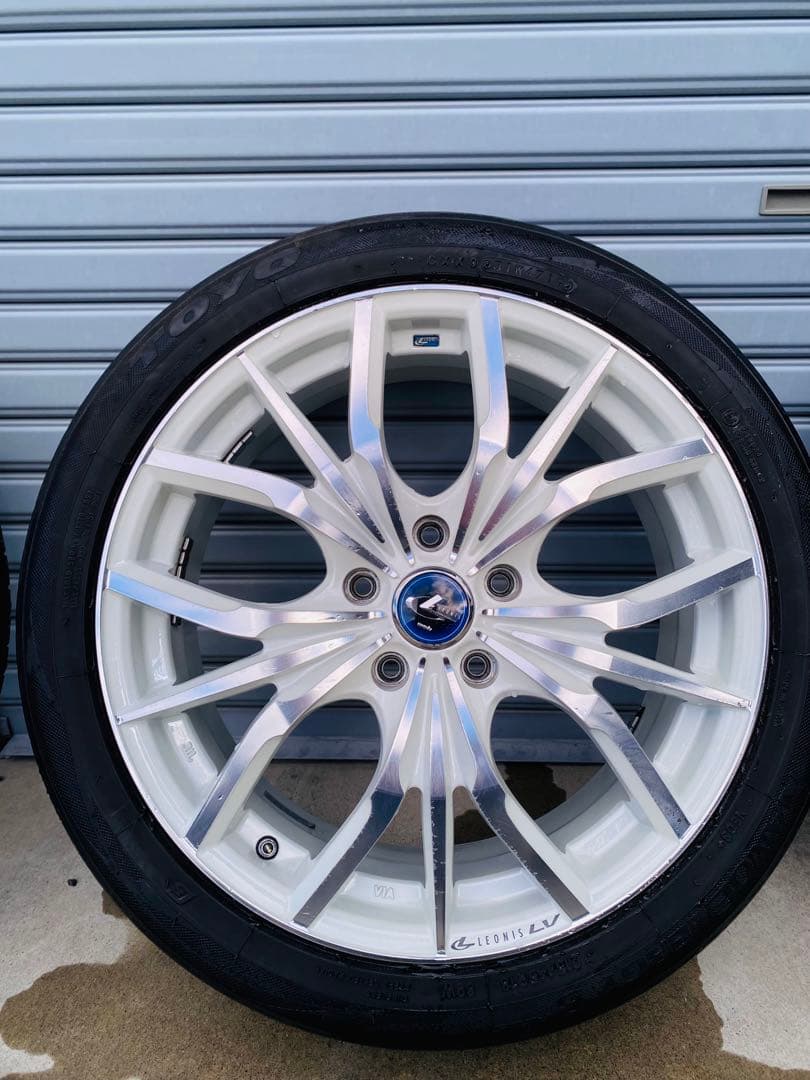 ちゃーちゃん 専用　18インチ　レオニスLV ホワイト&ポリッシュ