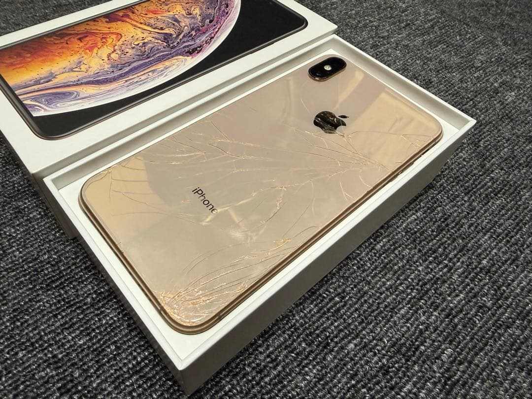 【ジャンク品】iPhone XS Max ゴールド 64GB