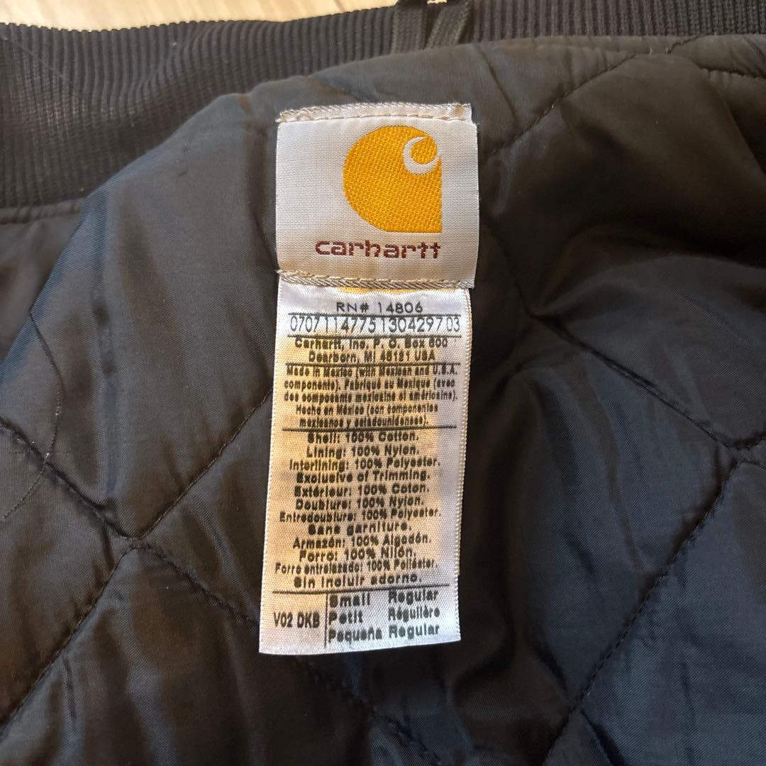 Carhartt ブラウン ベスト 小さめ なっとう