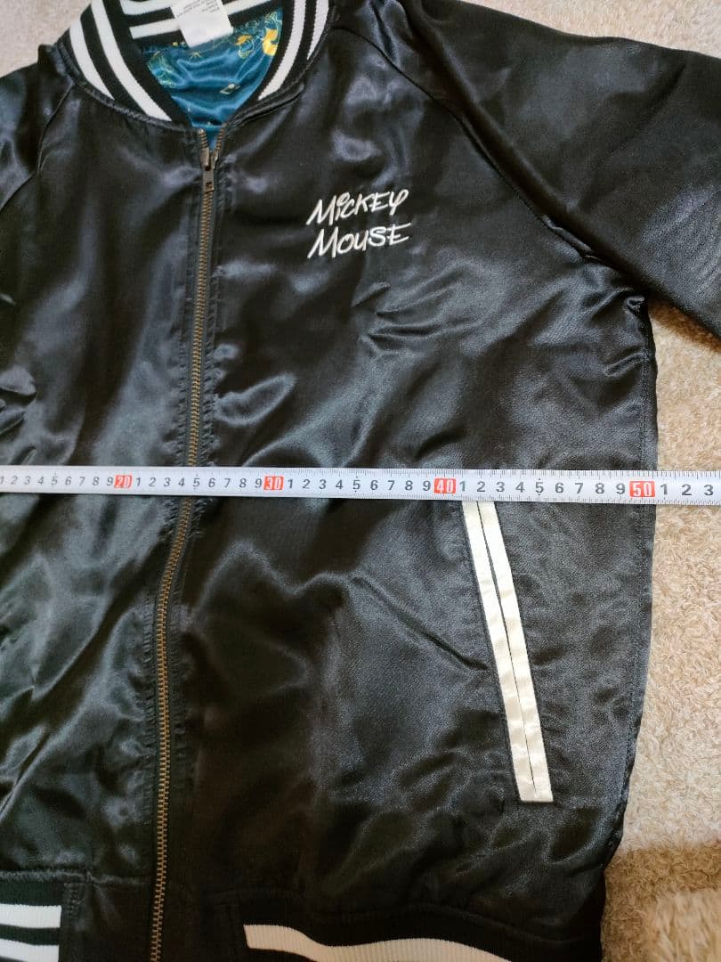 ディズニー刺繍スカジャン　【ミッキー＆フレンズ】ドラムミッキー　 レア品
