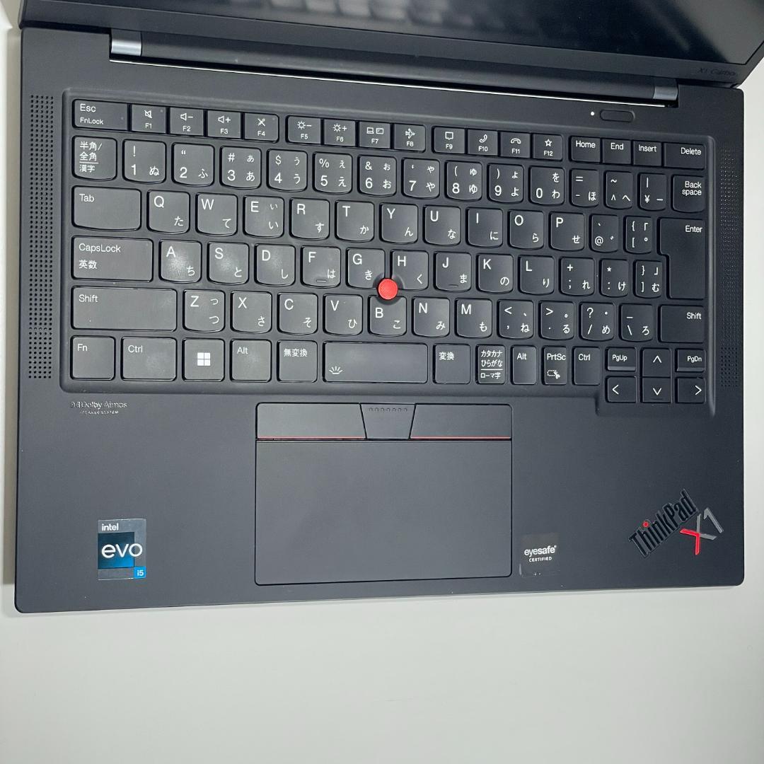 第12世代i5 ThinkPad X1 Carbon Gen10 バッテリー◎