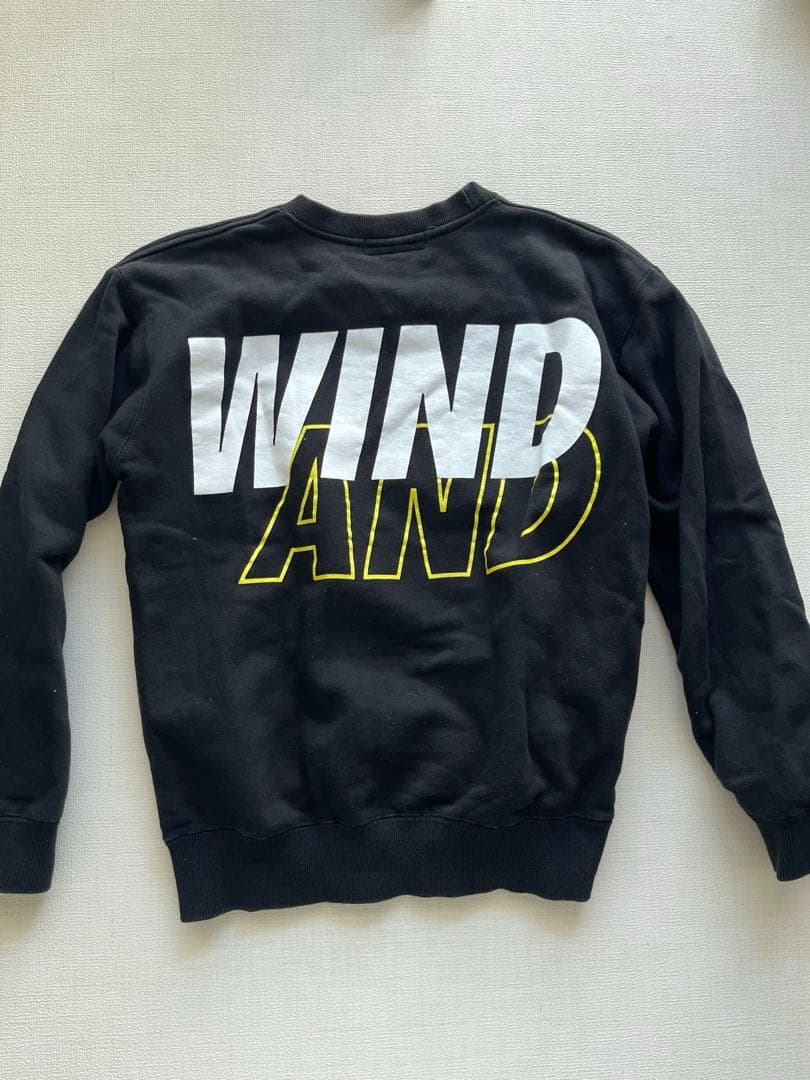 WIND AND SEA 両面ロゴスウェット