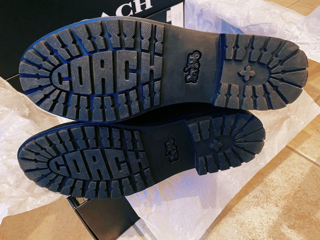 【未使用に近い】コーチCOACH ロングブーツ ブラック ゴ