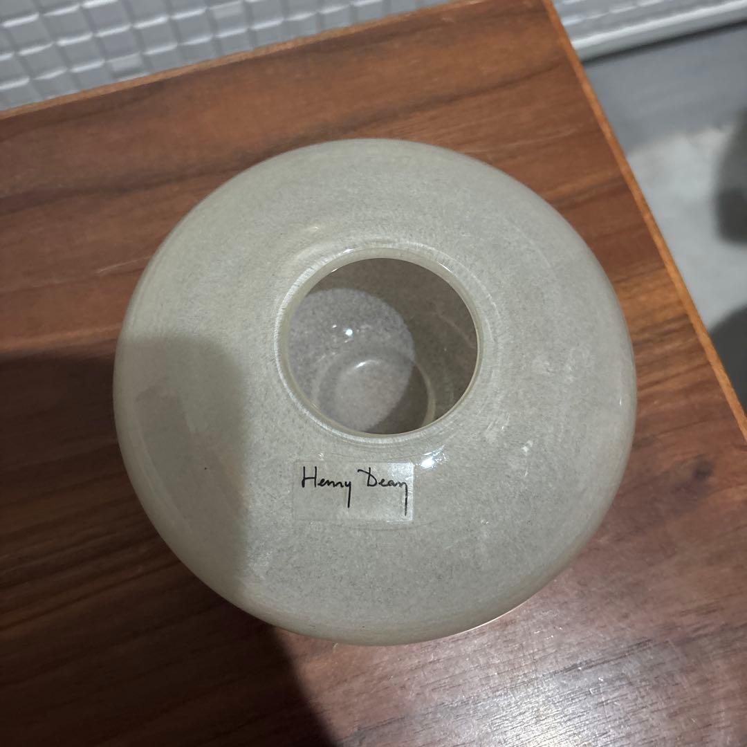 Henry Dean ヘンリーディーン ヴィンテージ フラワーベース 花瓶 刻印