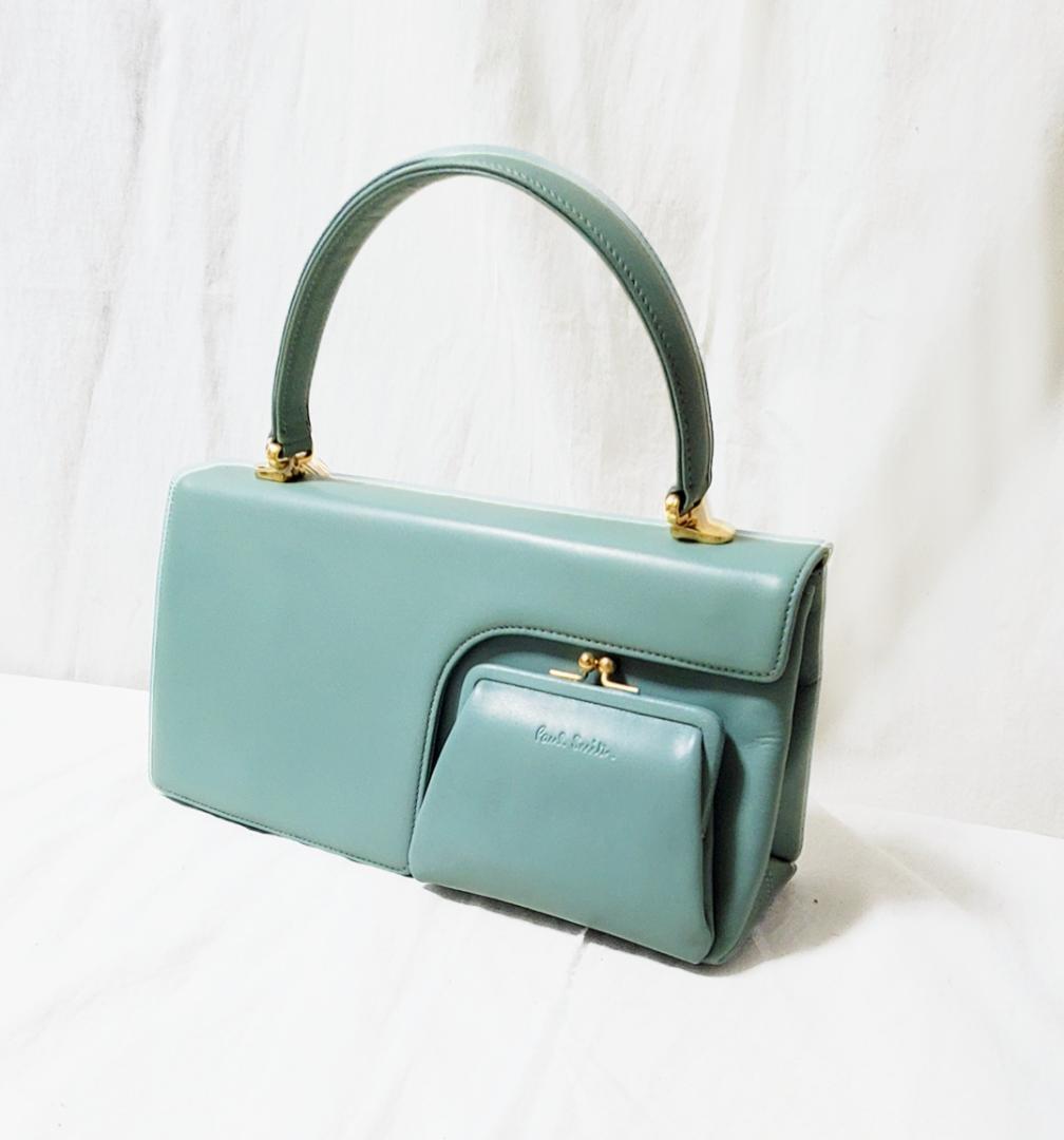 Paul Smith ミントグリーン ハンドバッグ　パーティー　結婚式