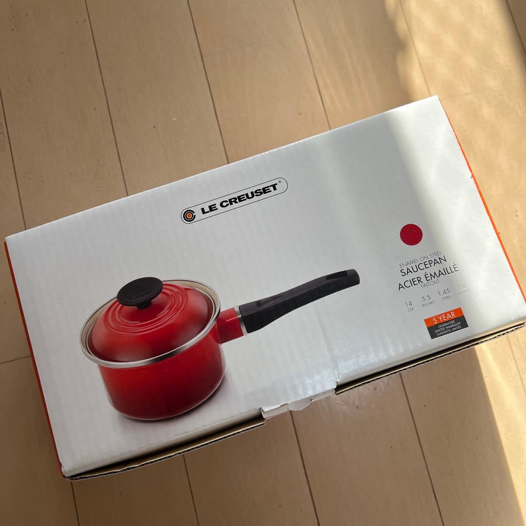 新品-未使用　LE CREUSET 16cm 2.1Lソースパン