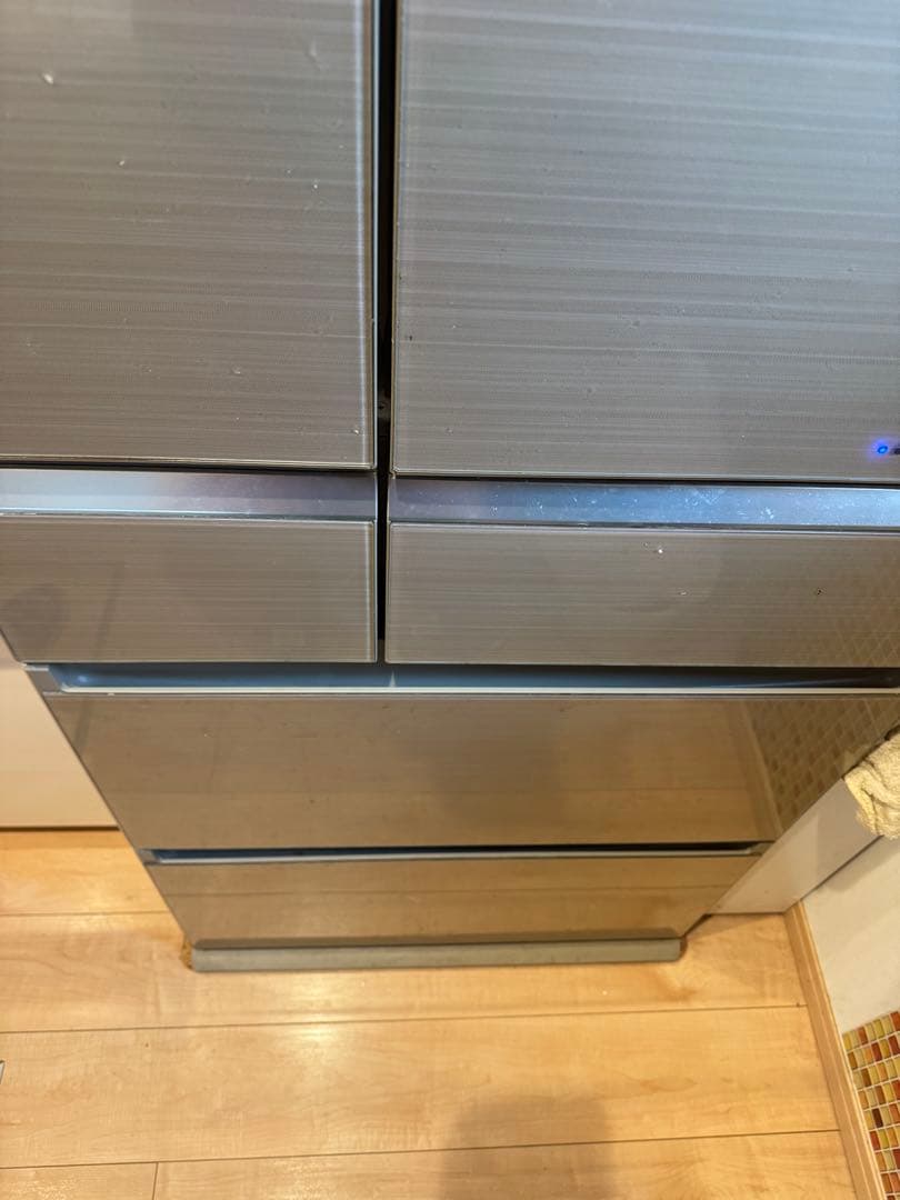 送料込み2016年制Panasonic シルバー冷蔵庫 Econavi