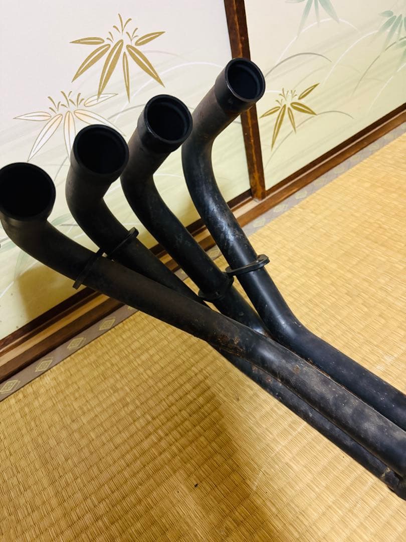 ホンダ ホーネット250 スチールブラックマフラー 4-2-1タイプ