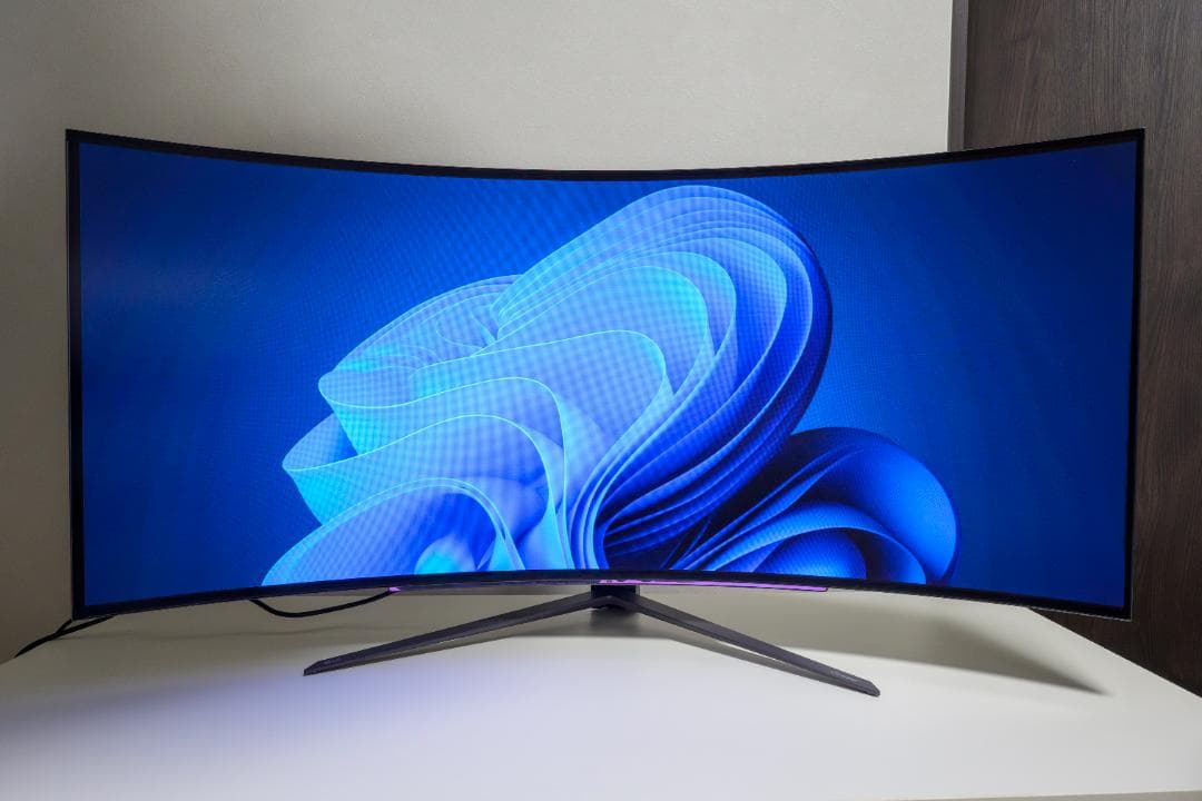 LG 44.5インチ800R湾曲ゲーミングOLEDモニター 45GR95QE-B
