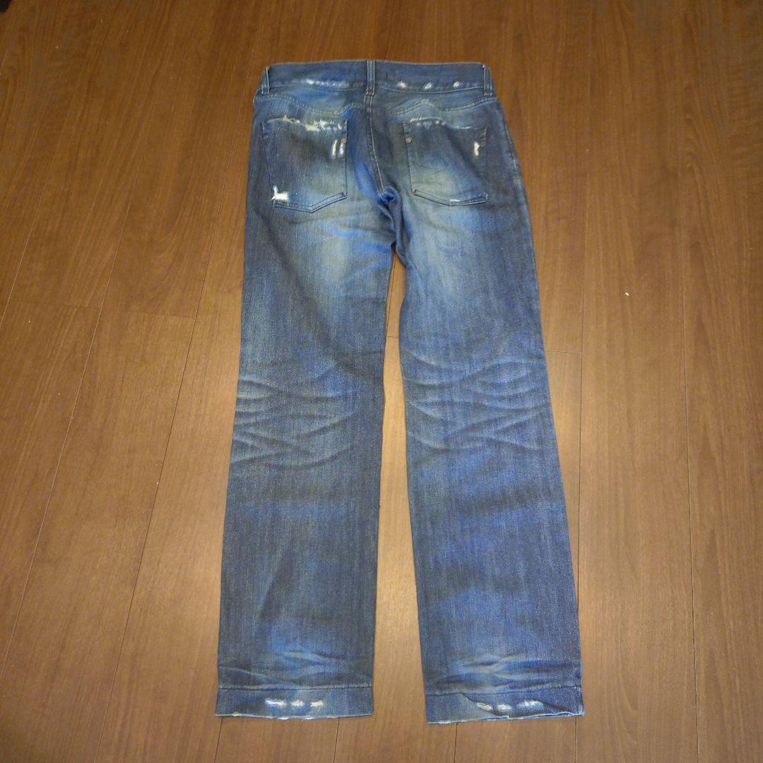 最終価格DOLCE & GABBANA メンズダメージブルーデニム 46