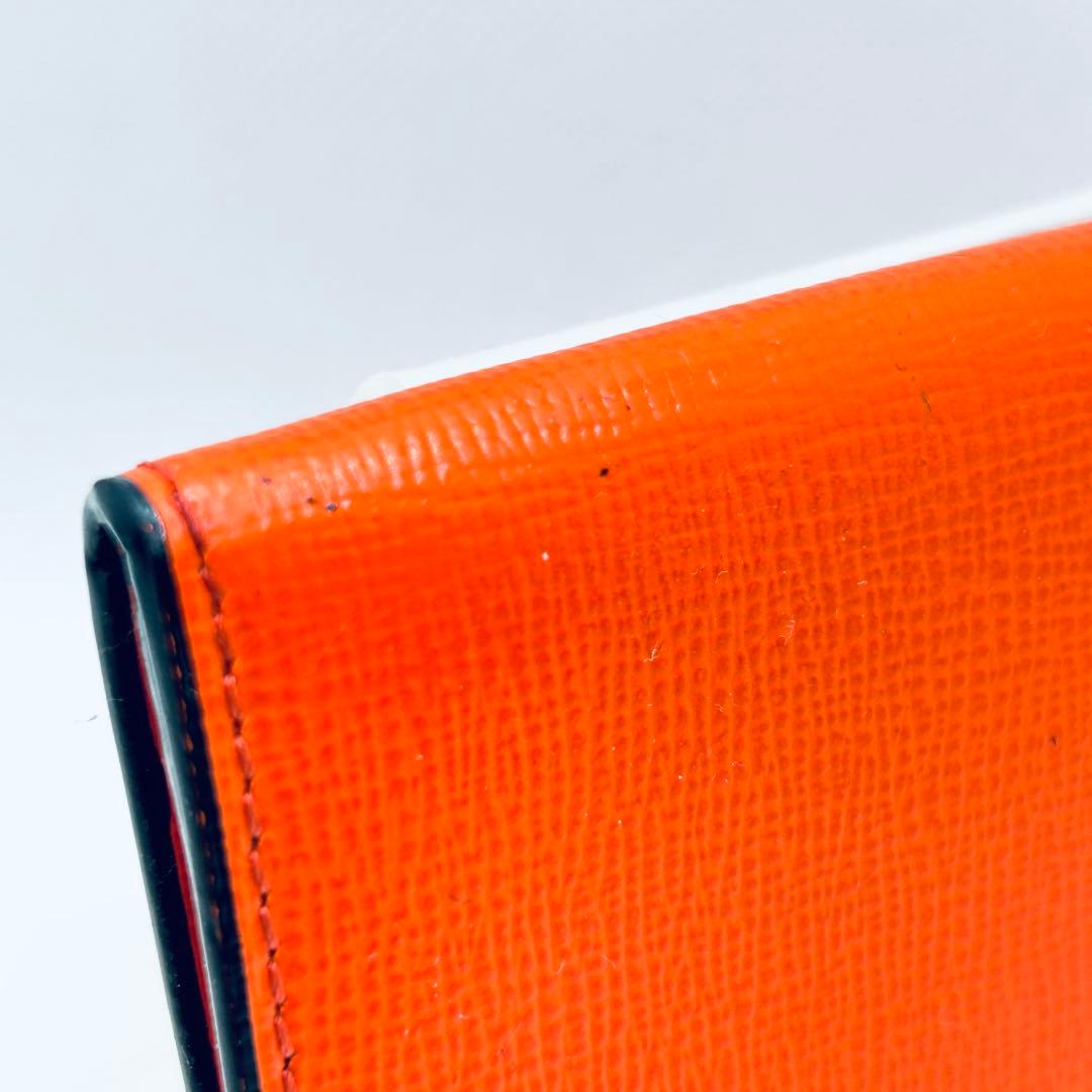 Valextra ヴァレクストラ 名刺入れ カードケース オレンジ