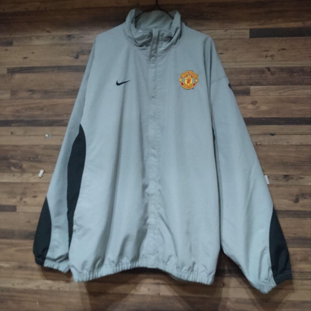 NIKE　00s マンチェスターユナイテッド エムブレム　ナイロンジャケット