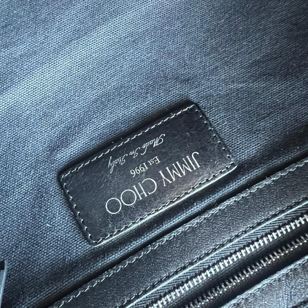 ⭐️JIMMY CHOO⭐️ジミーチュウ クロコ型押し スタースタッズ