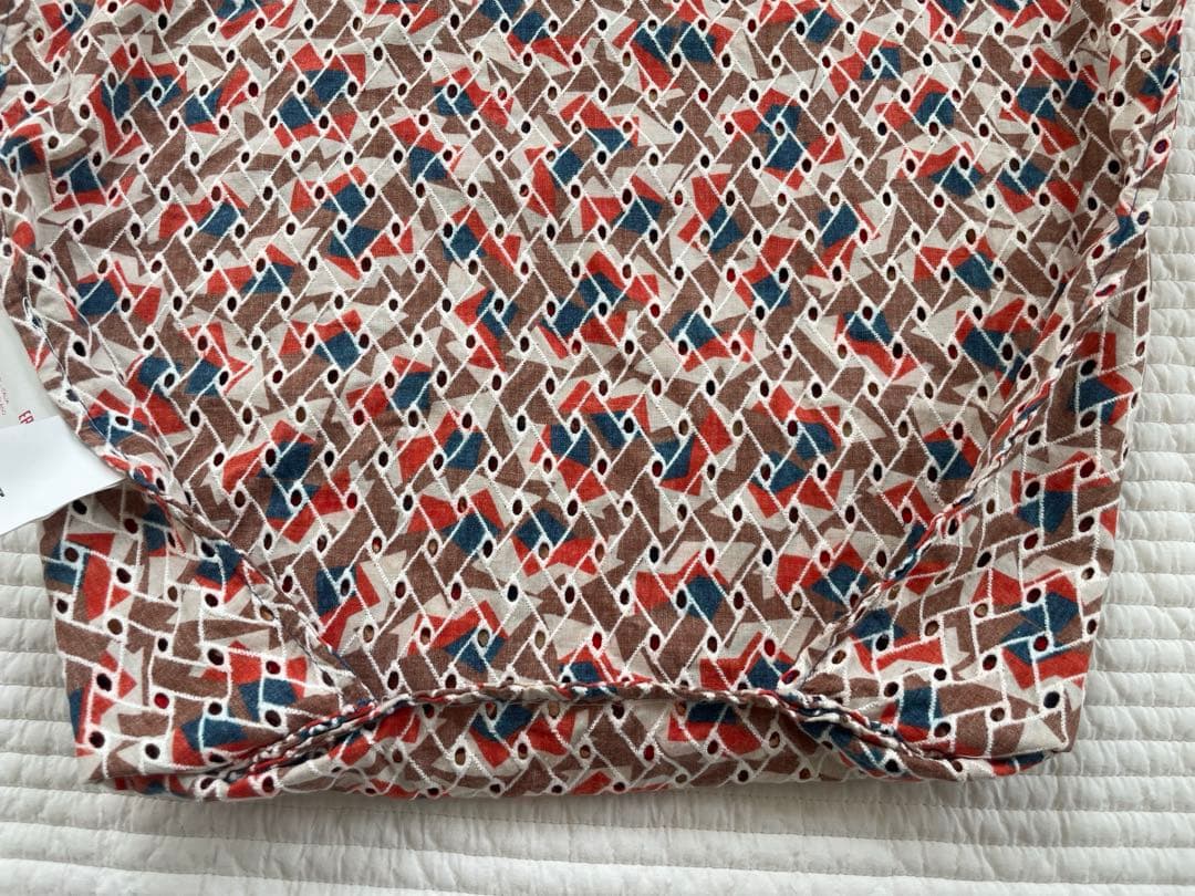 MARNI 幾何学模様　布トートバッグ