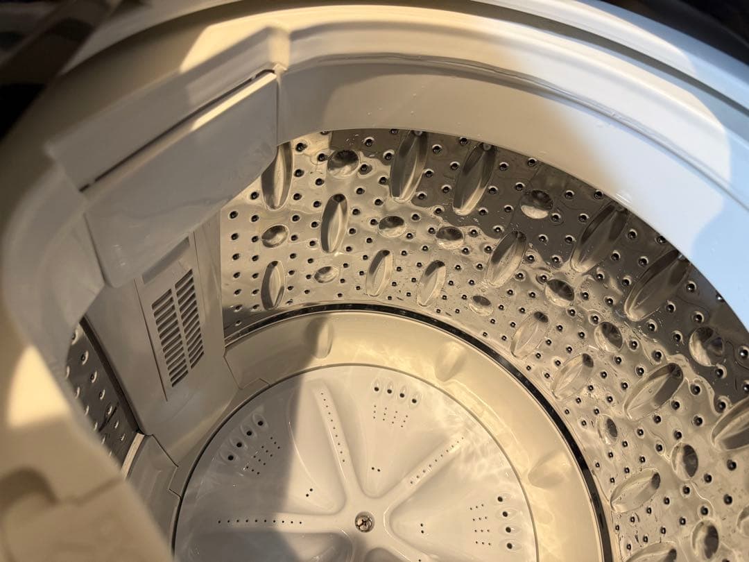 【くぅた】縦型 7kg 全自動洗濯機 MAXZEN JW70WP01BK