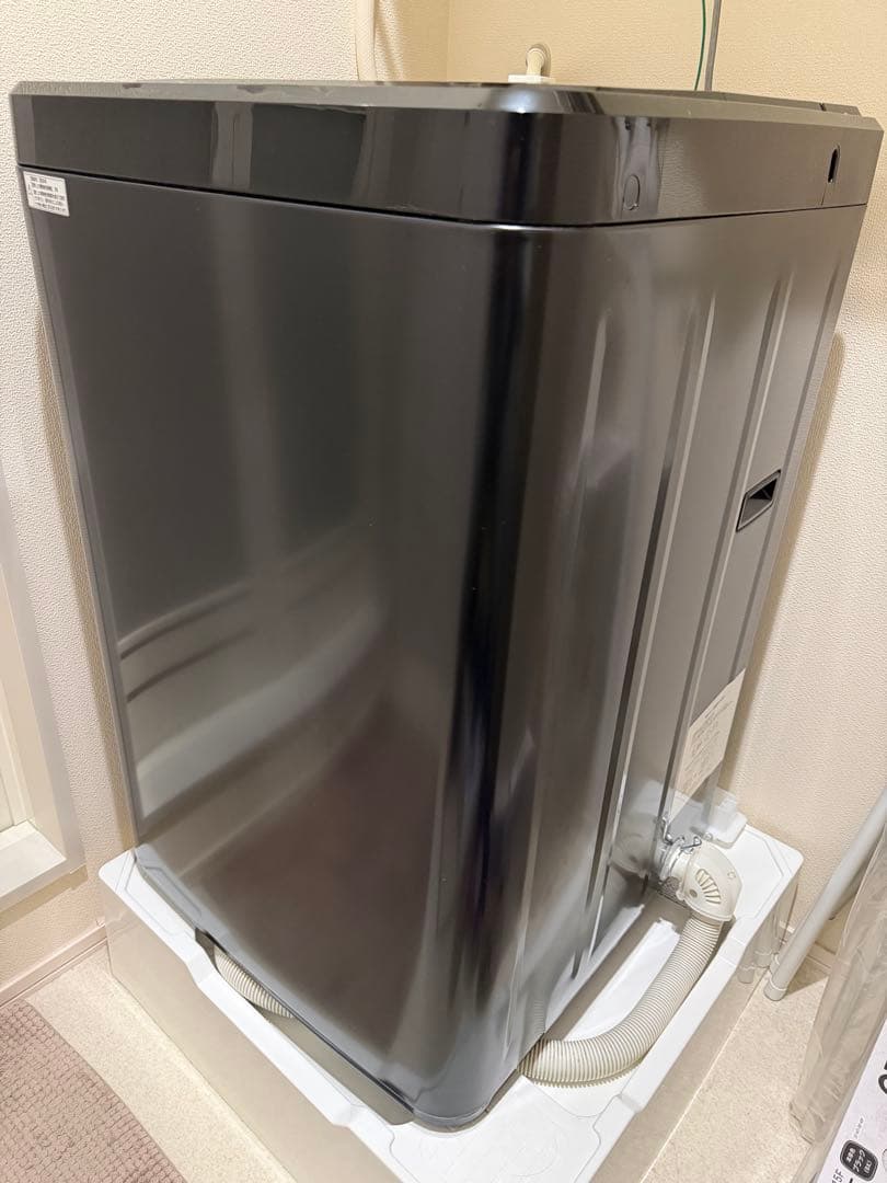 【くぅた】縦型 7kg 全自動洗濯機 MAXZEN JW70WP01BK