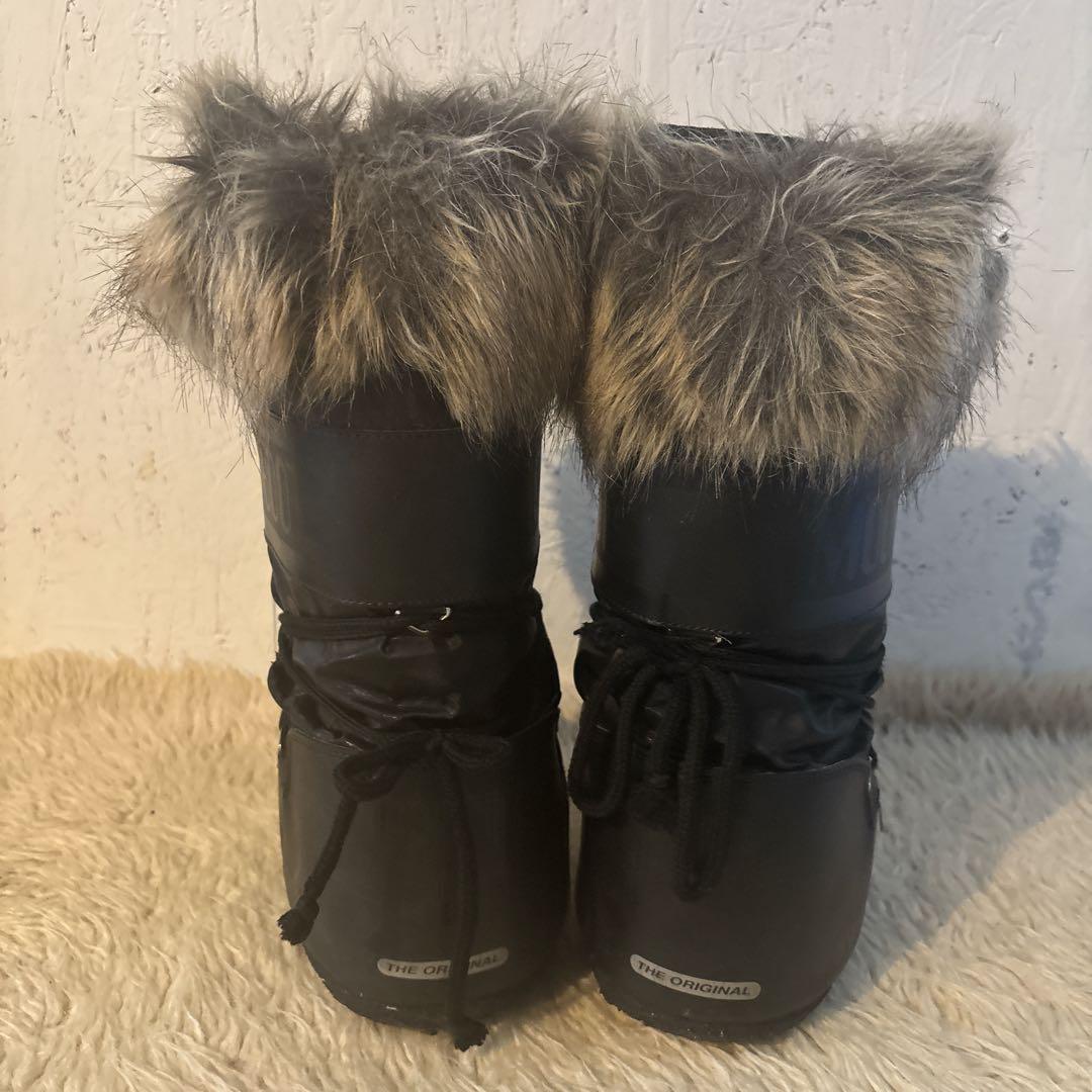 ♡美品♡ MOON BOOT TECNICA テクニカ　ムーン　ファー　ブラック