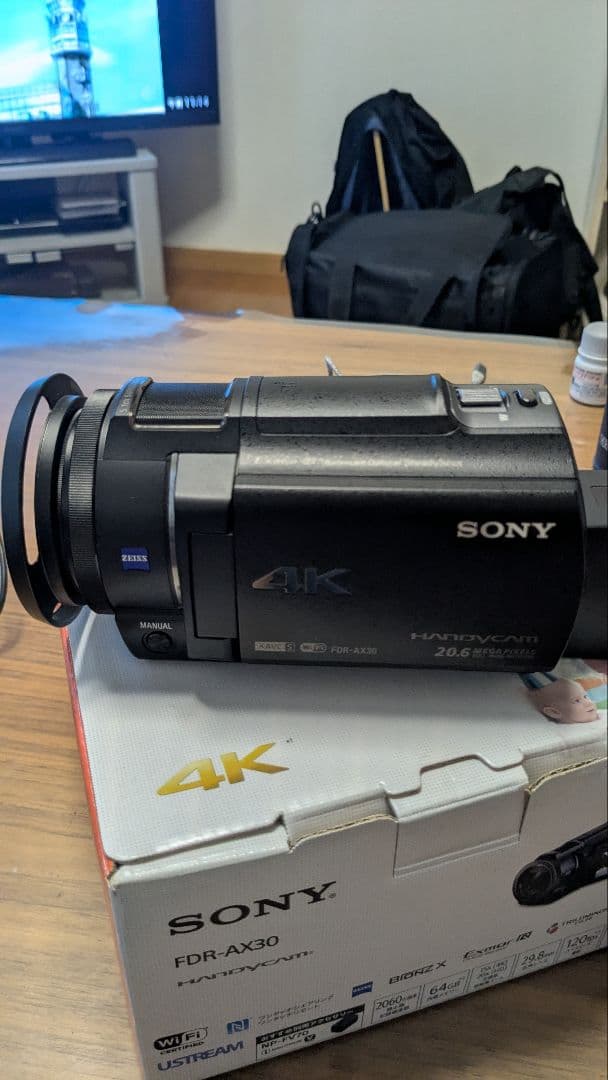 【美品】SONY FDR-AX30 4Kビデオカメラ本体