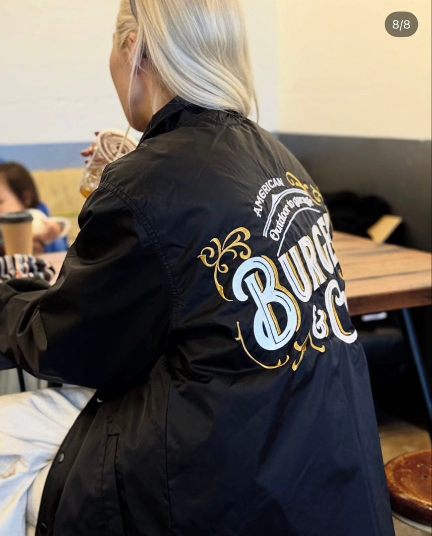 完売品‼️新品‼️BURGER&COLA✨ナイロンコーチジャケット✨サイズXXL