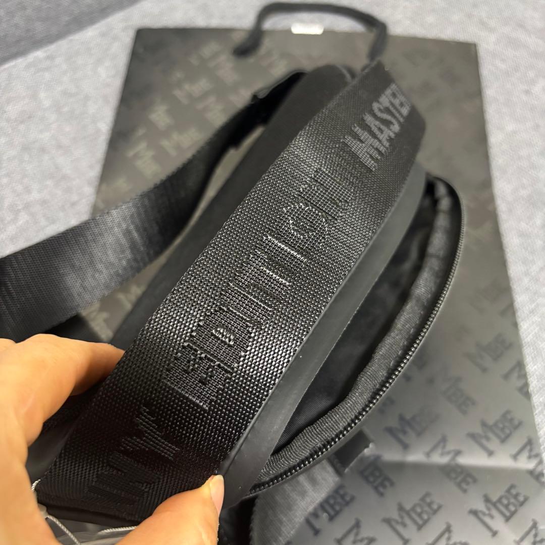 マスターバニーエディション新品ボディバッグ黒ブラックウエストポーチMBE