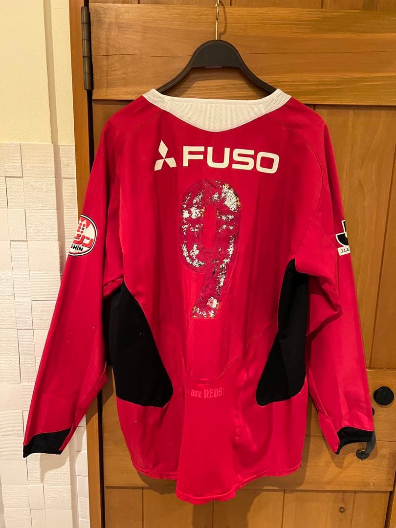 浦和レッズ　永井雄一郎選手　実際の着用ユニフォーム