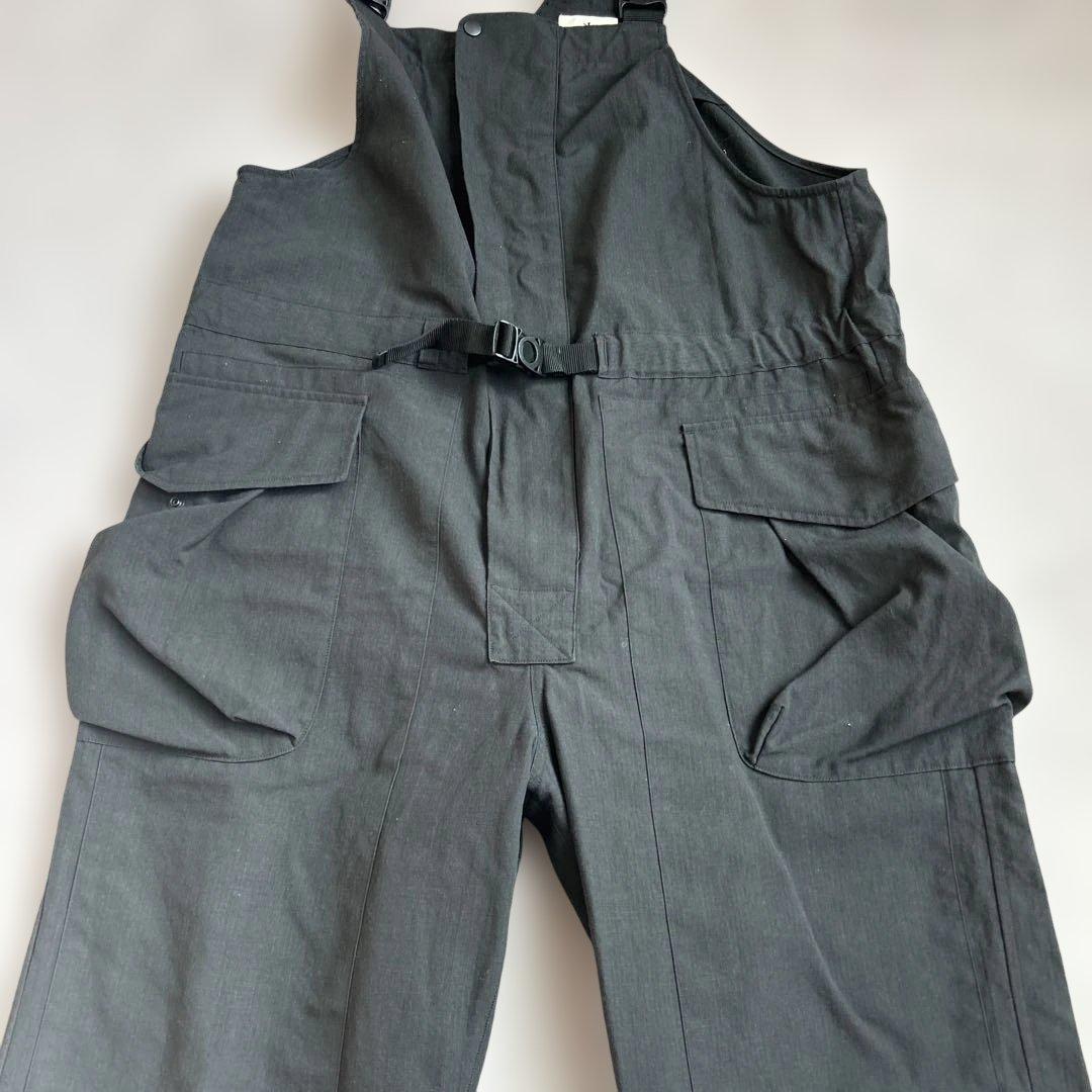 スノーピーク　peak ダークグレー オーバーオール サロペット　焚火