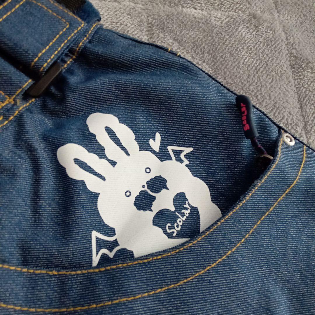 美品！　スカラー　スノーウェア　上下セット　花柄　XS