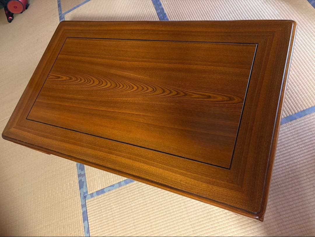 座卓 ローテーブル センターテーブル 木製 彫刻 和室