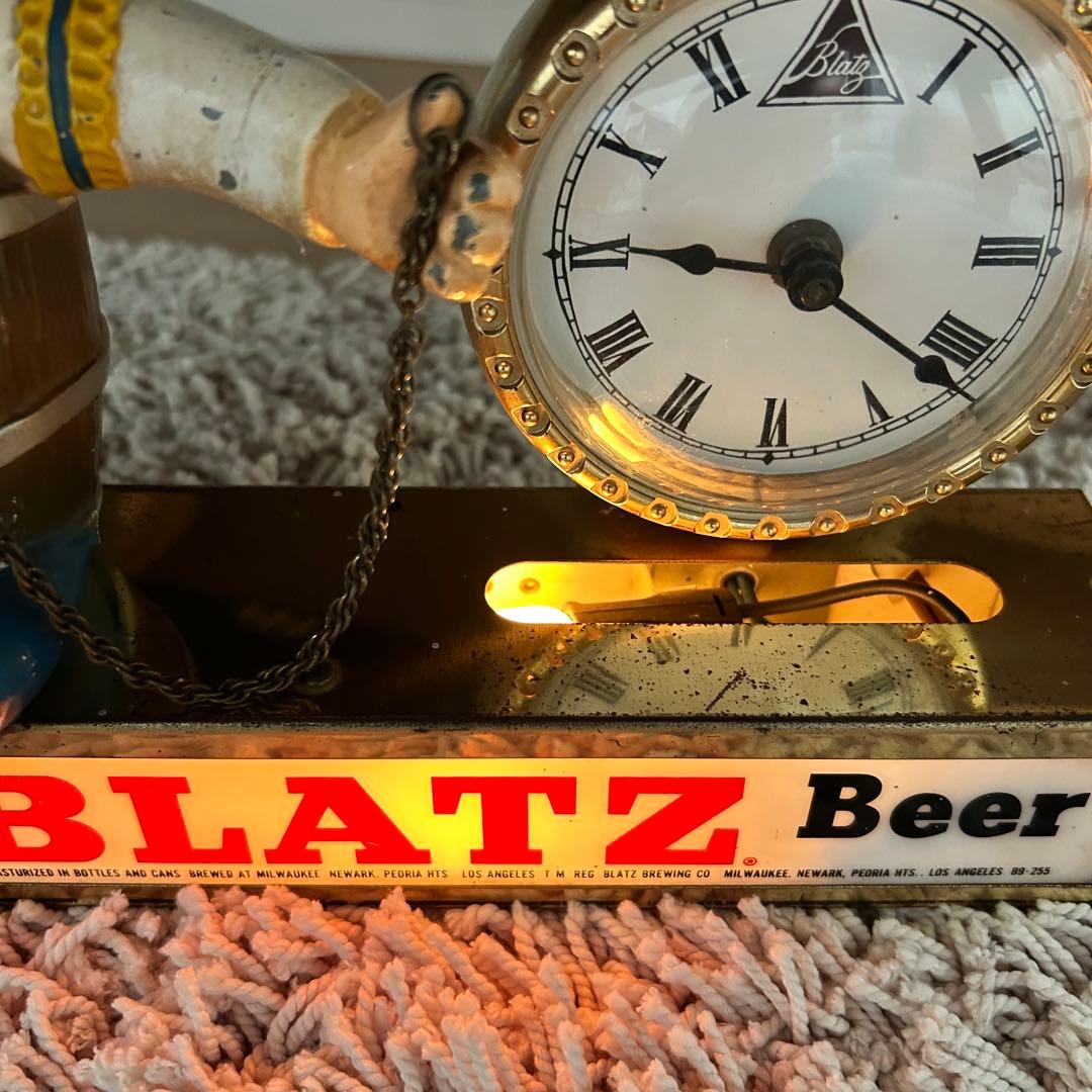 【動作品】Blatz Beer 50s ヴィンテージライト　希少品