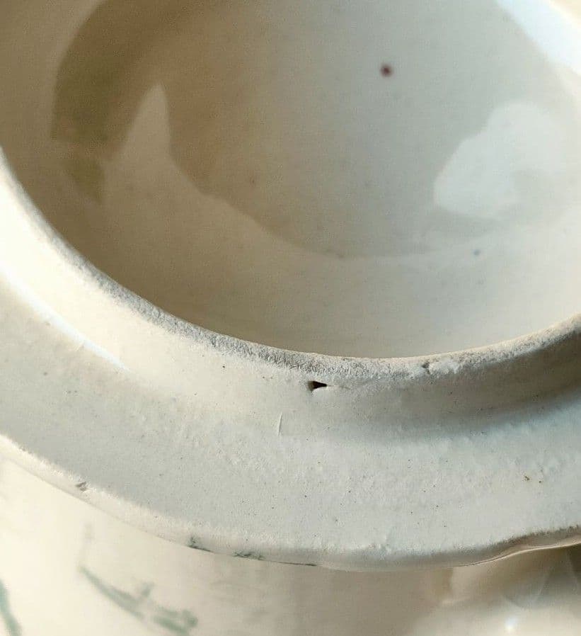 希少　美品　ジアン　RINCEAUX　ポット　フランスアンティーク