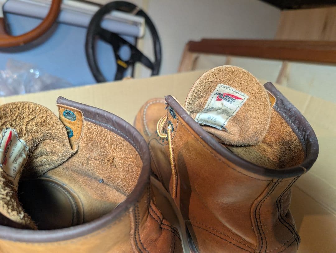 REDWING　レッド・ウィング　ブラウンレザー エンジニアブーツ　875