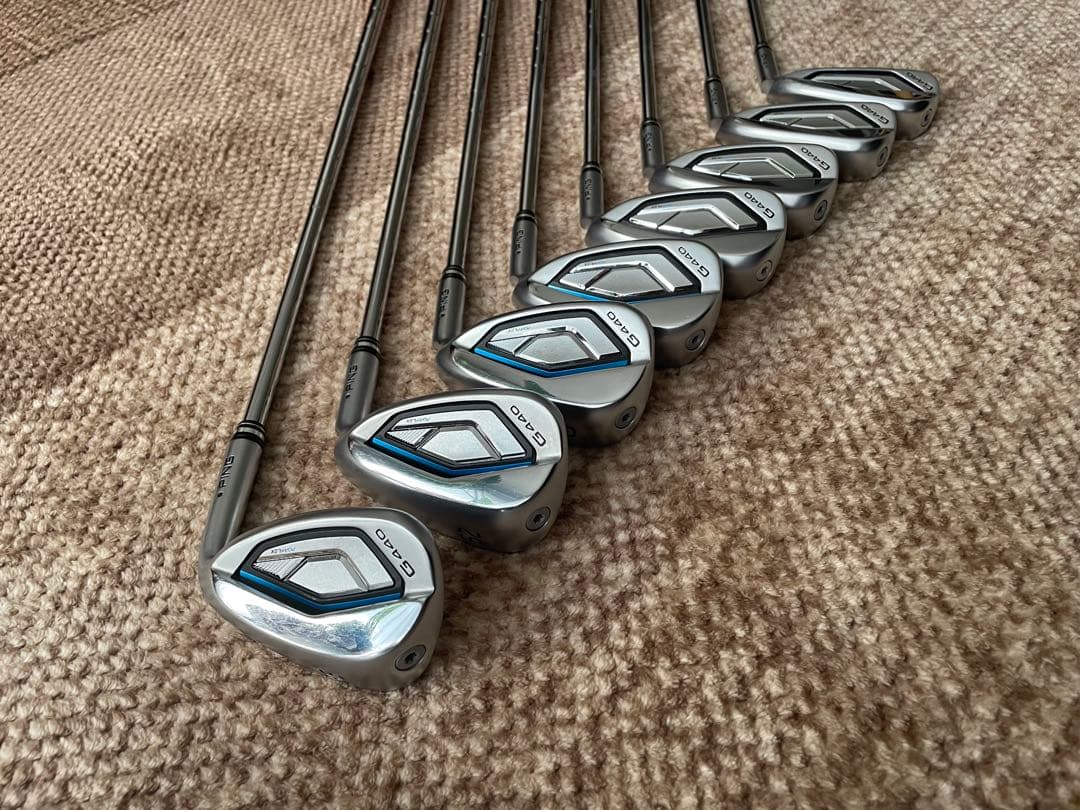 ピン　G440 【極美品】【特注】アイアン　6番〜56度　モーダス105