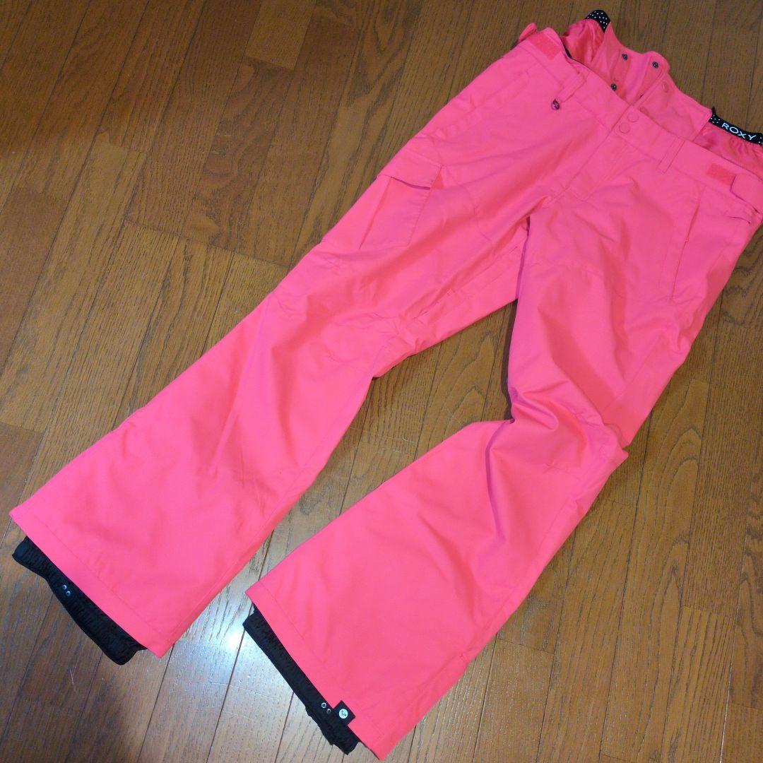 ROXY　スノボウェア　上下セット　Ｍ　フルーツ柄　　　ピンク